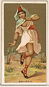 Soudan, from the Dancing Girls of the World series (N185) issued by Wm. S. Kimball & Co. by William S. Kimball & Company