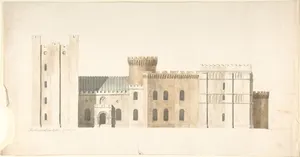 South Aspects of Lea Castle, Worcestershire, Great Court
