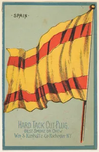 Spain, from the National Flags series (N195) issued by Wm. S. Kimball & Co.