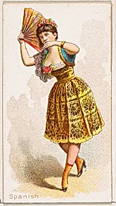 Spanish Dancer, from the Dancing Women series (N186) issued by Wm. S. Kimball & Co. by William S. Kimball & Company