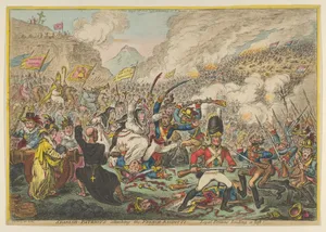 Spanish-Patriots Attacking the French-Banditti– Loyal Britons Lending a Lift