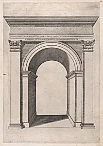 Speculum Romanae Magnificentiae: Arch of Gallienus by Anonymous