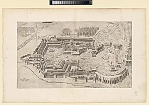 Speculum Romanae Magnificentiae: Birdseye View of the Port of Rome by Giulio de Musi|Pirro Ligorio|Michele Tramezzino|Giovanni Battista de Rossi