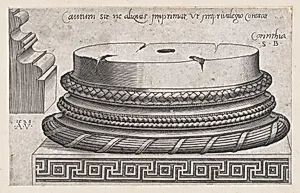 Speculum Romanae Magnificentiae: Corinthian base