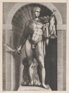Speculum Romanae Magnificentiae: Diomedes with the Palladium in his left hand