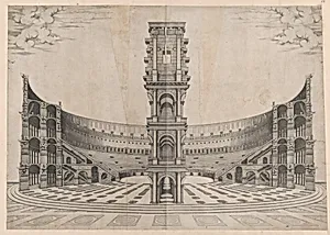 Speculum Romanae Magnificentiae: Interior Reconstruction of the Colosseum by Anonymous