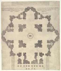 Speculum Romanae Magnificentiae: Plan of St. Peter's