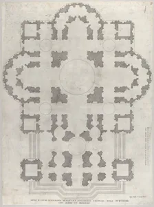 Speculum Romanae Magnificentiae: Plan of St. Peter's