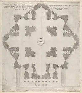 Speculum Romanae Magnificentiae: Plan of St. Peter's