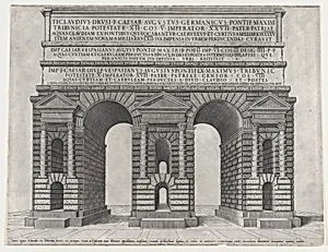 Speculum Romanae Magnificentiae: Porta Maggiore by Anonymous|Antonio Lafreri