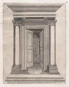 Speculum Romanae Magnificentiae: Portico of the Temple of Romulus