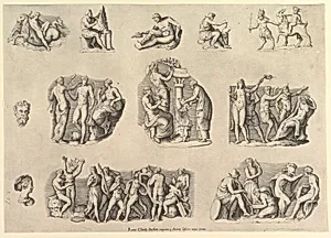 Speculum Romanae Magnificentiae: Subjects after Antique Cameos and Gems by Enea Vico|Claudio Duchetti|Antonio Lafreri|Anonymous, Italian, 16th century|Battista Franco