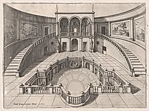 Speculum Romanae Magnificentiae: The Great Hall within the Farnese Palace by Anonymous|Paolo Graziani