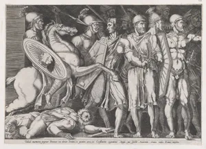 Speculum Romanae Magnificentiae: Trajan Fighting the Dacians