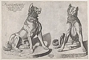 Speculum Romanae Magnificentiae: Two Dogs by Sebastiano di Re|Pietro Paolo Palumbo