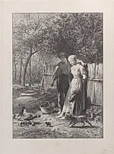 Spring by Charles Jacque