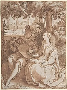 Spring, Drawing for Engraving of the Same Subject