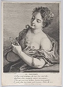Spring (Le Printemps) by Charles Antoine Coypel|Simon Francis Ravenet, the elder|Louis Surugue