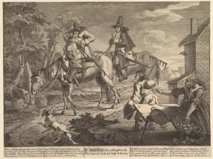 Sr. Hudibras, His Passing Worth, The Manner How He Sally'd Forth": Twelve Large Illustrations for Samuel Butler's Hudibras, Plate 2