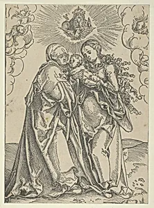 St Anne and the Virgin with the Child by Lucas Cranach the Elder