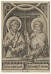 St. Bartholomew and St. Philip, from The Apostles