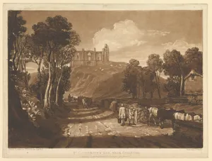 St. Catharine's Hill near Guilford (Liber Studiorum, part VII, plate 33)