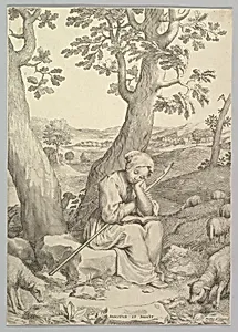 St. Genevieve as a Young Girl