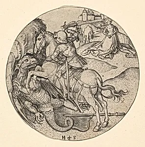 St. George Slaying the Dragon by Martin Schongauer