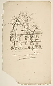 St. Giles-in-the-Fields by James McNeill Whistler