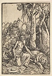St. Jerome in the Desert by Hans Baldung (called Hans Baldung Grien)