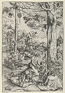 St. Jerome in the Wilderness by Lucas Cranach the Elder