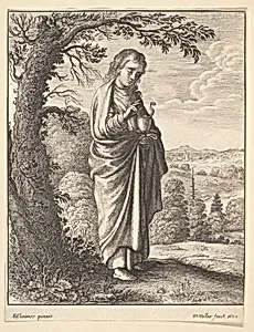 St. John the Evangelist by Adam Elsheimer|Wenceslaus Hollar