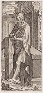 St. Judas Thaddaeus, from Christ, the Twelve Apostles and St. Paul by Lambert Suavius