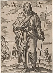 St. Matthias, from 'Christ, Mary, and the Apostles'