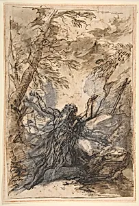St. Paul, Hermit by Salvator Rosa