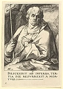 St. Philip, from Christ, the Apostles and St. Paul with the Creed by Hendrick Goltzius