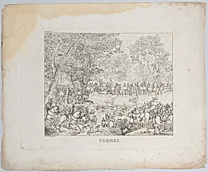 Stag Hunt by Carle (Antoine Charles Horace) Vernet|Friedrich Johann Voltz