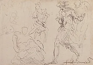 Standing and Seated Figures