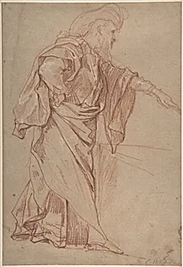 Standing Male Figure with Left Arm Extended
