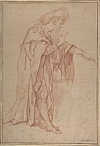 Standing Male Figure with Left Arm Extended