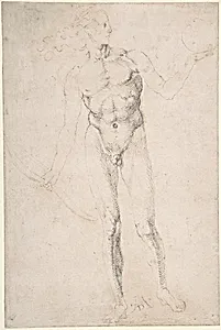 Standing Male Nude Holding a Bow ("Poynter Apollo")