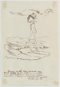Standing on the Base Ground...I Become a Transparent Eyeball (Illustration for Ralph Waldo Emerson's "Nature")