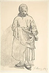 Standing Peasant Girl