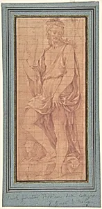 Standing Saint John the Baptist with The Lamb