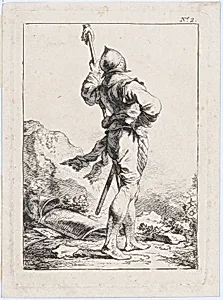 Standing Soldier Seen from Behind