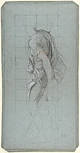Standing Soldier: Study for the Chapel of Saints Peter and Paul in the Church of Saint-Séverin, Paris by Victor-François-Eloi Biennourry