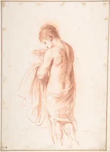 Standing Youth Seen from Behind Holding a Bowl (Ganymede?)