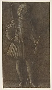 Standing Youth with Sword and Palm Branch