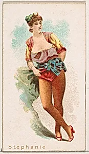 Stephanie, from the Ballet Queens series (N182) issued by Wm. S. Kimball & Co. by William S. Kimball & Company