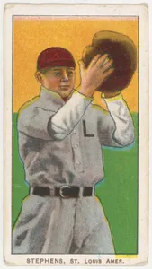 Stephens, St. Louis, American League, from the White Border series (T206) for the American Tobacco Company
